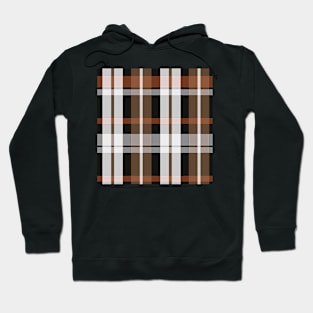 Autumn Aesthetic Aillith 2 Hand Drawn Textured Plaid Pattern Hoodie